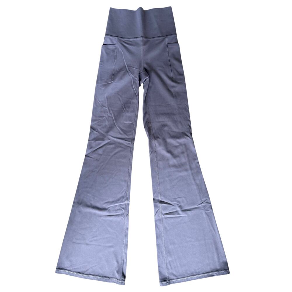 Athleta Women's Salutation Stash Flare Pants XXS Light Purple Side Pockets